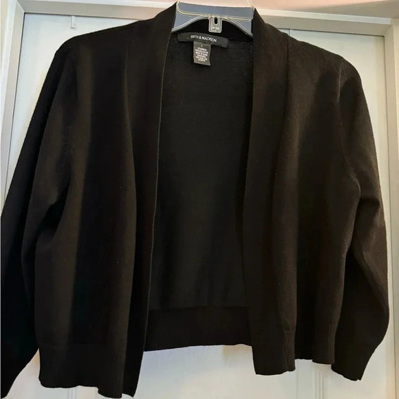 89th & Madison Cropped Long Sleeve Cardigan - Picture 9 of 10